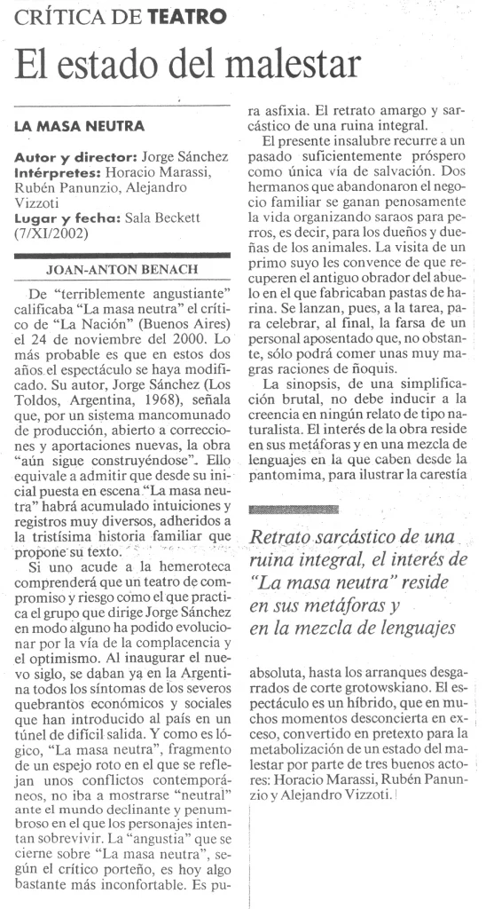 La Cantera - Prensa