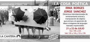 La Cantera - Seminarios de Creación actoral